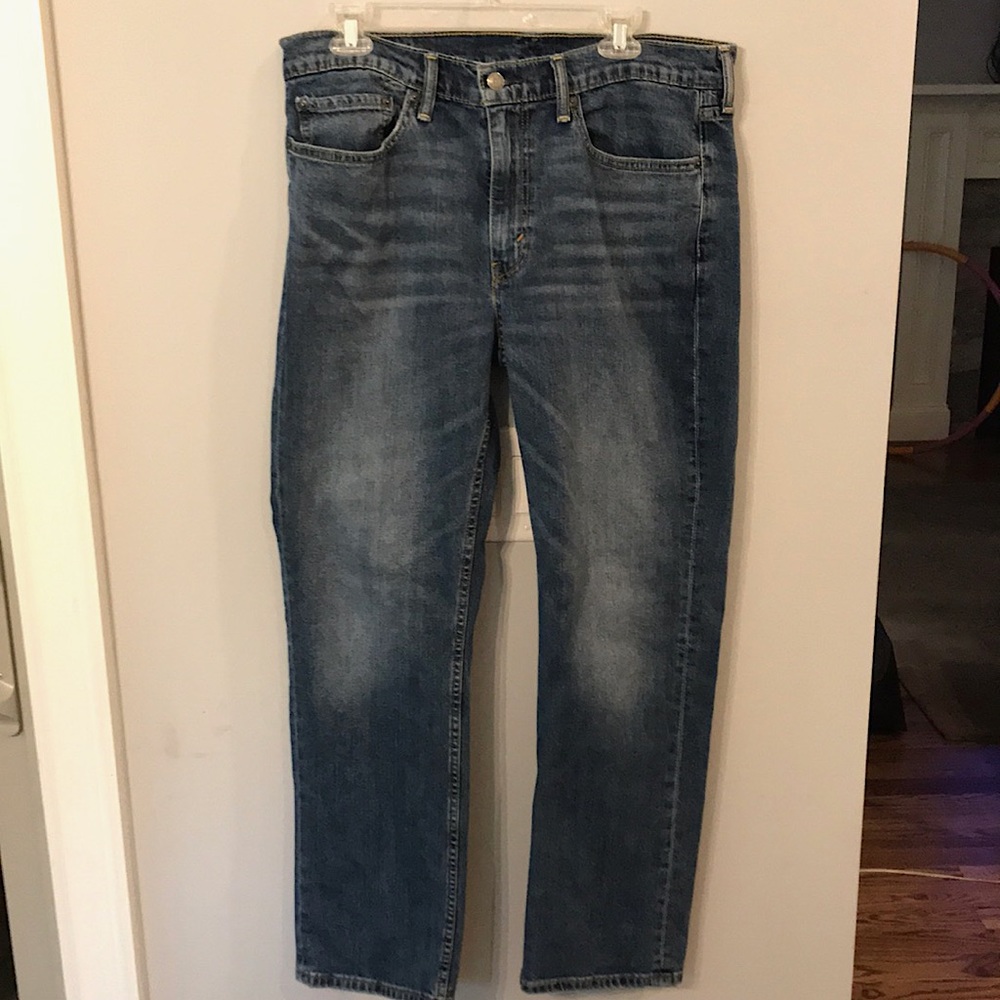 Levi’s 514 men’s 34/30 medium blue jeans *EUC*